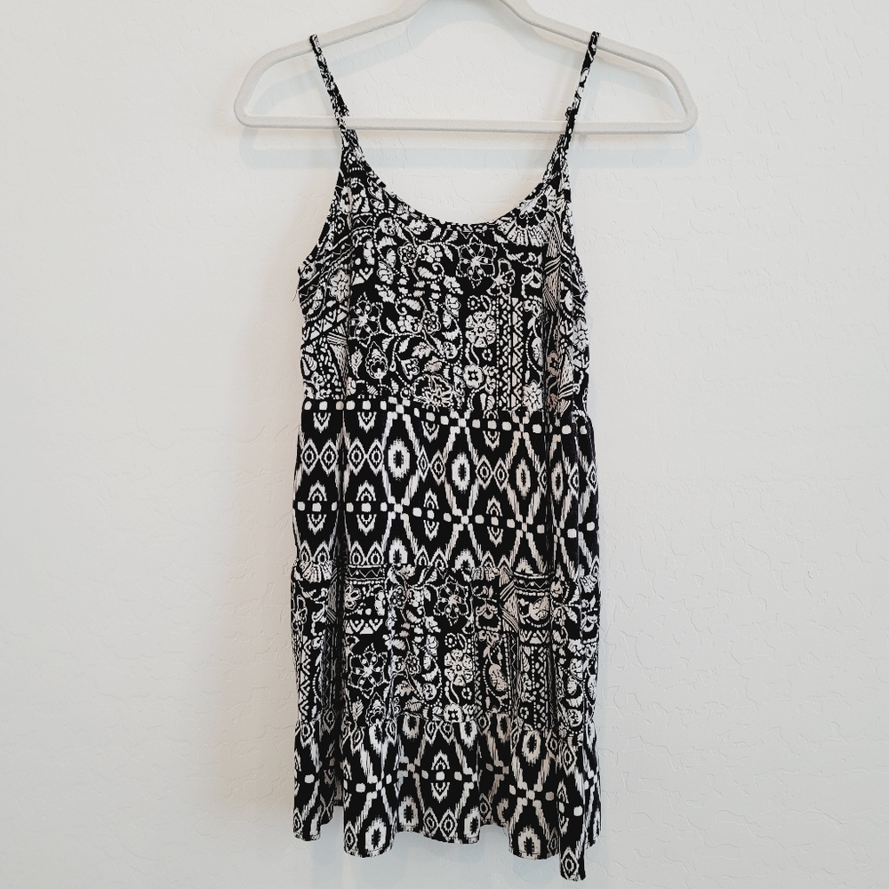 Mossimo Floral Patterned Spaghetti Strap Dress S - image 1